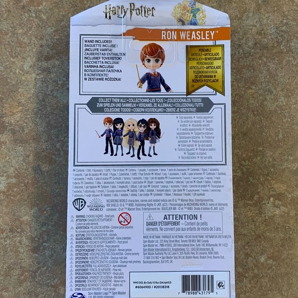 Harry Potter - Spin Master - Wizarding World - Ron Weasley Figurine NEW - Picture 5 of 5